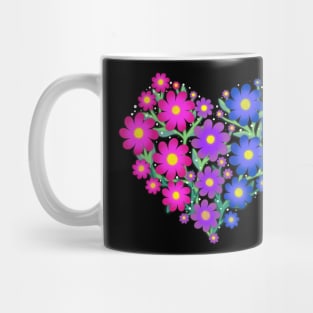 Bi Pride Flowers Mug